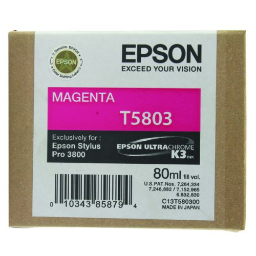 Epson T5803 Magenta 80ml C13T580300
