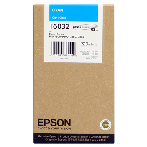 Epson T6032 Cyaan C13T603200
