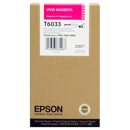 Epson T6033 220 ml Vivid Magenta C13T603300