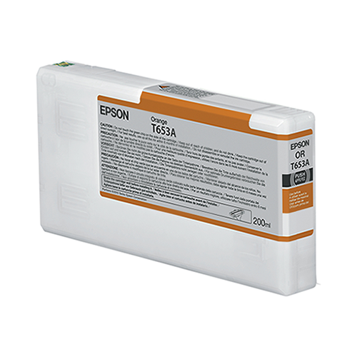Epson T653A – 200 ml Oranje inkt cartridge – C13T653A00