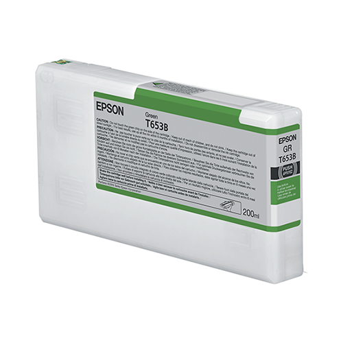 Epson T653B 200 ml Groen inkt cartridge C13T653B00