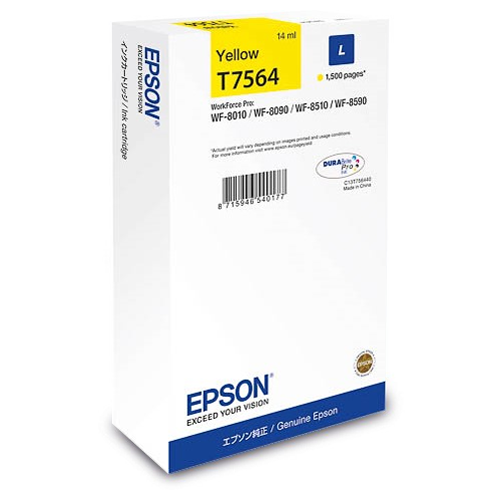 Epson T7564 Geel 14ml C13T756440
