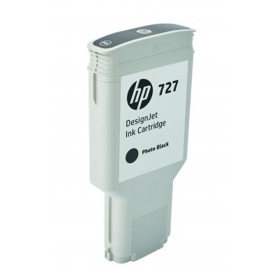 HP 727 zwarte DesignJet fotoinktcartridge 300 ml F9J79A