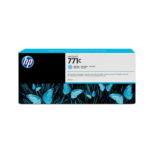 HP 771C licht cyaan DesignJet 775 ml inktcartridge B6Y12A