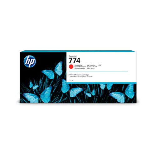 HP 774 chromatisch rode DesignJet 775 ml inktcartridge P2W02A