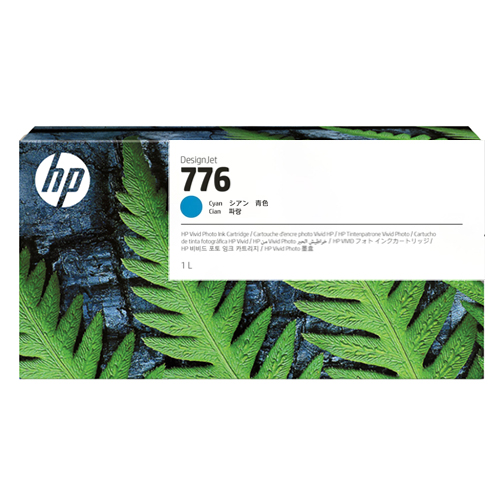 HP 776 1 liter cyaan inktcartridge 1XB09A