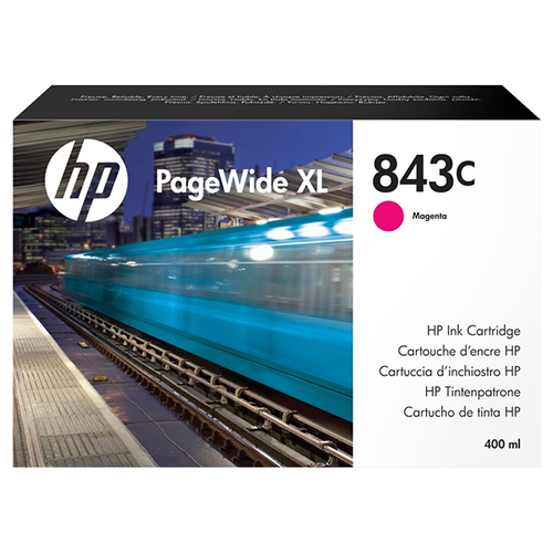 HP 843C Magenta 400ml PageWide XL pigment ink C1Q67A